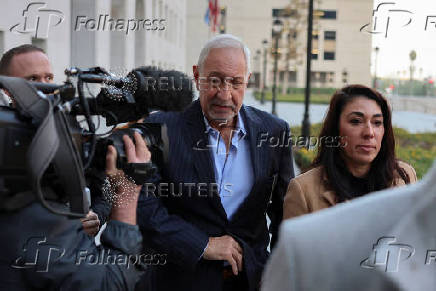 Members of Jose and Kitty Menendez?s family meet with District Attorney Hochman to press for the resentencing of Erik and Lyle Menendez's first-degree murder convictions, in Los Angeles