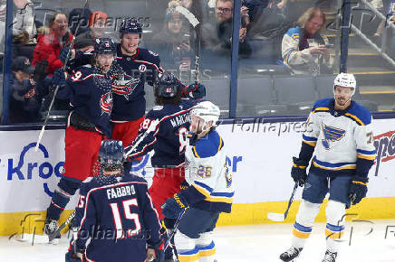 NHL: St. Louis Blues at Columbus Blue Jackets