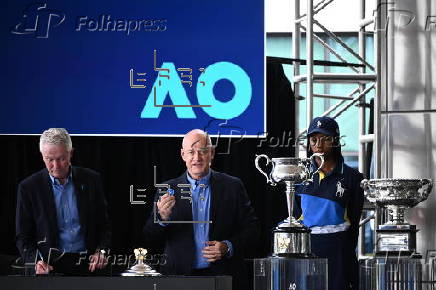 Draw for the Australian Open tennis tournament