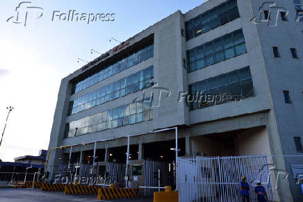 Folhapress Fotos Vista do porto de Itaja administrada pela