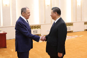 Chinese President Xi Jinping meets Russian Foreign Minister Sergei Lavrov in Beijing