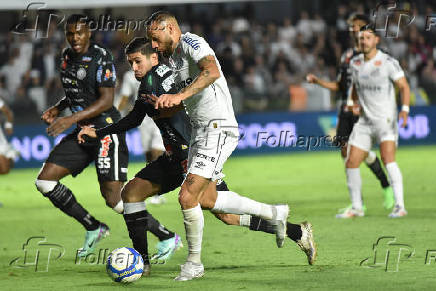 Partida entre Santos X Operrio PR  pelo Campeonato Brasileiro Srie B