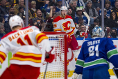 NHL: Calgary Flames at Vancouver Canucks