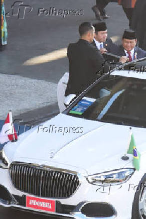 O Presidente da Indonesia Probowo Subianto no G20