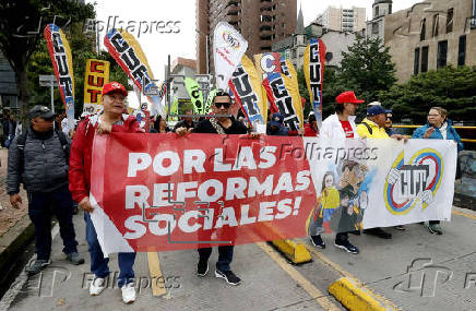 Celebran en Bogot aniversario del Estallido Social en Colombia