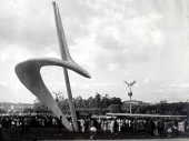 Vista do parque Ibirapuera, inaugurado