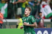 Gol de Roger Guedes na partida entre Palmeiras X Fluminense