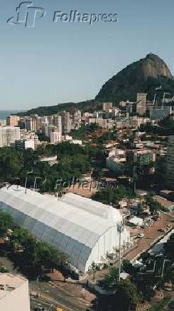 Hospital de campanha no Leblon, zona sul do Rio de Janeiro