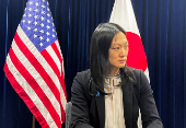 FILE PHOTO: U.S. Special Envoy on North Korean Human Rights Issues Julie Turner in Tokyo