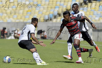 Partida entre Flamengo e Botafogo vlida pela Quarta rodada do Campeonato Brasileiro 2024.