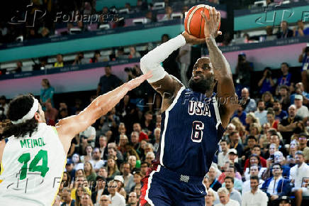 Quartas de final de basquete masculino entre Brasil e EUA