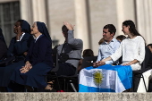 Pope Francis leads Wednesday's general audience in Saint Peter's Square