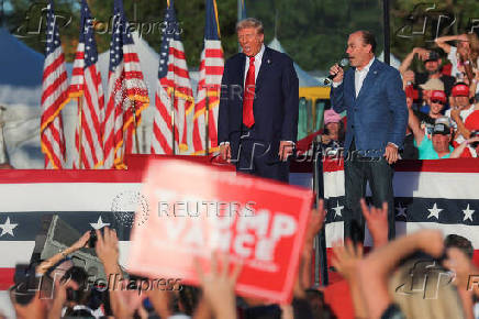 Republican presidential nominee Trump returns to the site of the July assassination attempt against him, in Butler