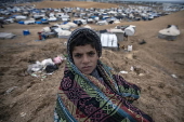 Internally displaced Palestinians in Khan Younis, Gaza Strip