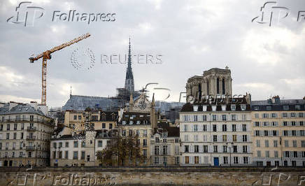 The Notre-Dame de Paris cathedral before its reopening