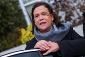 Sinn Fein President Mary Lou McDonald wraps up election campaign