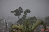 Ceu fechado e chuva em so paulo