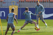 Entrenamiento del Atltico de Madrid