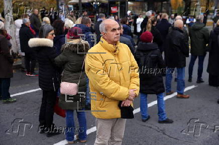 Protesters stage blockade in Belgrade to honor Novi Sad train station victims