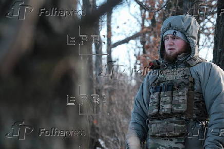 Ukrainian forces conduct aerial reconnaissance near the frontline in eastern Ukraine