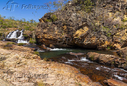 O complexo de Cachoeira do Macaquinho e suas corredeiras, em So Joo d'Aliana