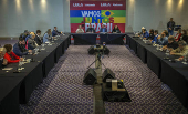 Primeira reunio da coordenao geral da coligao Lula-Alckmin, em So Paulo