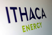 FILE PHOTO: Illustration shows the Ithaca Energy logo
