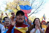 Venezuela's opposition calls for a world-wide protest, in Buenos Aires