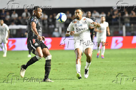 Partida entre Santos X Operrio PR  pelo Campeonato Brasileiro Srie B