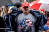 Republican presidential nominee and former U.S. President Donald Trump campaigns in Grand Rapids