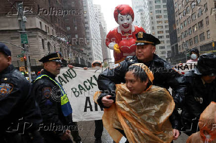 98th Macy's Thanksgiving Day Parade in New York City