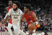 NBA: Portland Trail Blazers at San Antonio Spurs