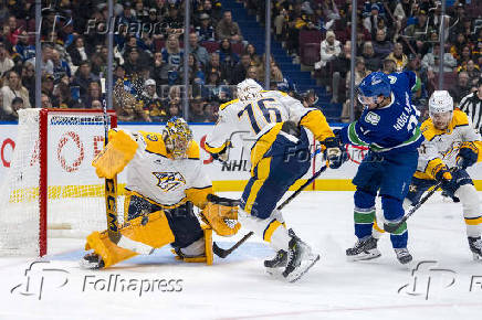 NHL: Nashville Predators at Vancouver Canucks