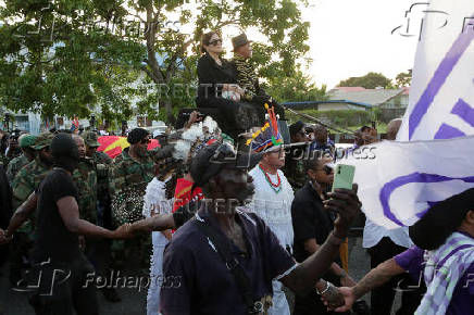 Funeral of Suriname's former President Bouterse, in Paramaribo