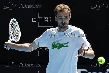 Practice session ahead of Australian Open