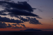Sunset on Capri island