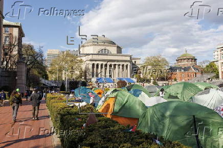 Columbia University students continue ongoing pro-Palestine protests on campus