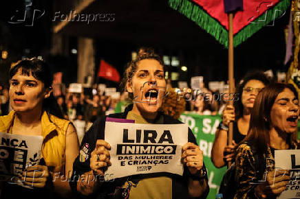 Ato na avenida Paulista, reuniu manifestantes contra PL