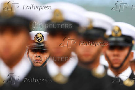 Military parade to celebrate the Independence Day hosted by President Andres Manuel Lopez Obrador, in Mexico City