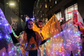 The annual NYC Halloween Parade in New York City