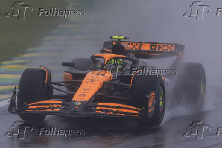 O piloto Lando Norris da McLaren