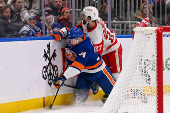 NHL: Detroit Red Wings at New York Islanders