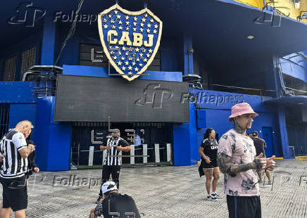 Hinchas brasileros se renen en la previa de la final de Copa Libertadores