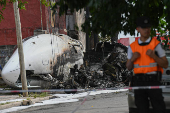 Un avin privado se accidenta y se incendia en la periferia de Buenos Aires