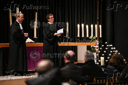 Memorial service in solidarity with the people of Magdeburg, at the Kaiser Wilhelm Memorial Church in Berlin