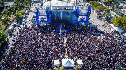 Fiis na Marcha para Jesus 2018, em SP