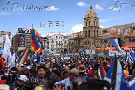 Presidente Arce festeja el aniversario del partido oficialista de Bolivia sin Evo Morales