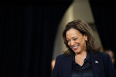 Democratic presidential nominee and U.S. VP Kamala Harris travels to Michigan