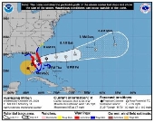 Emiten alerta de tornados para partes del sur de Florida por huracn Milton