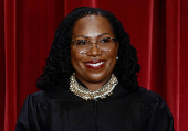 FILE PHOTO: U.S. Supreme Court justices pose for their group portrait at the Supreme Court in Washington